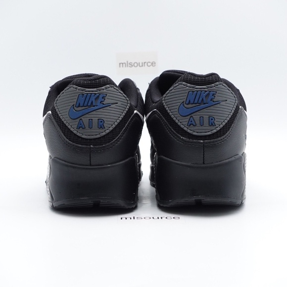 NEW Size 10 Men's Nike Air Max 90 J22 Sneakers DR0145-002 Black/White/Marina - Picture 6 of 9